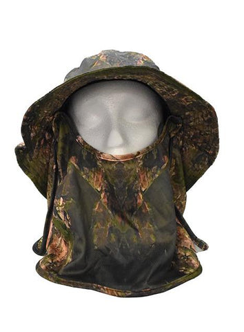 Bucket Hat 360 Multi Veil w/ Chin Strap - Camo - Design Works Apparel - Create Your Vibe Outdoors sun protection