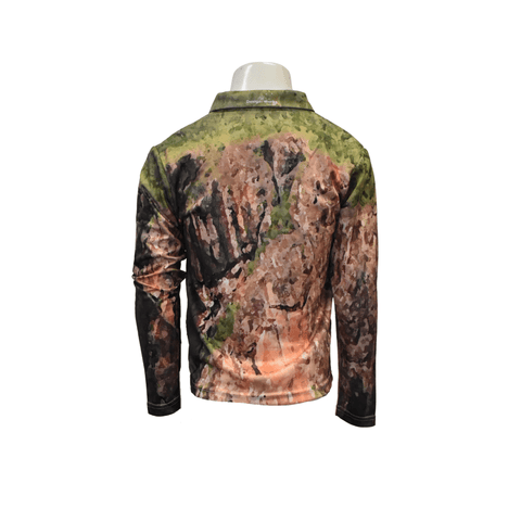 Kids Long Sleeve Shirt - Camo - Design Works Apparel - Create Your Vibe Outdoors sun protection
