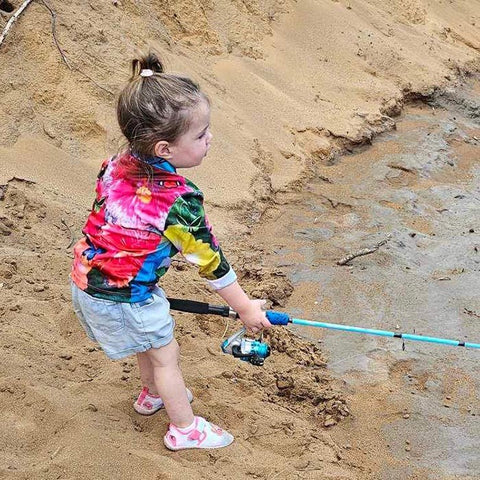 Kids Long Sleeve Tropical Sun Shirts - Butterfly Garden - Design Works Apparel - Create Your Vibe Outdoors sun protection