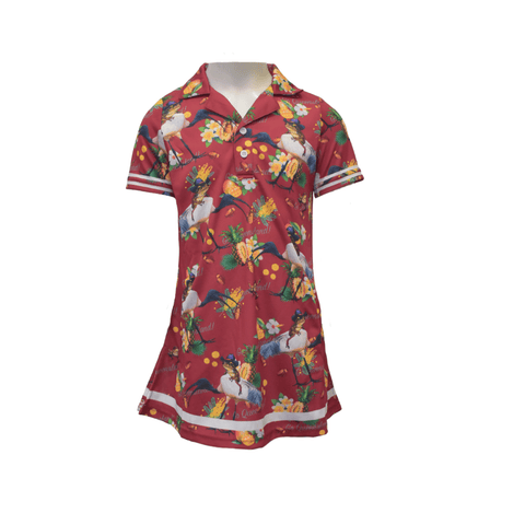 Kids Sun Safe QLD Supporter Dress - Go The Maroons - Design Works Apparel - Create Your Vibe Outdoors sun protection