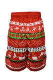 Load image into Gallery viewer, Kids Sun Safe Shorts - Ugly Christmas Catch - Design Works Apparel sun protection