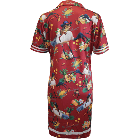 Outdoor Ladies UPF50 QLD Supporter Sun Dress - Go The Maroons - Design Works Apparel - Create Your Vibe Outdoors sun protection