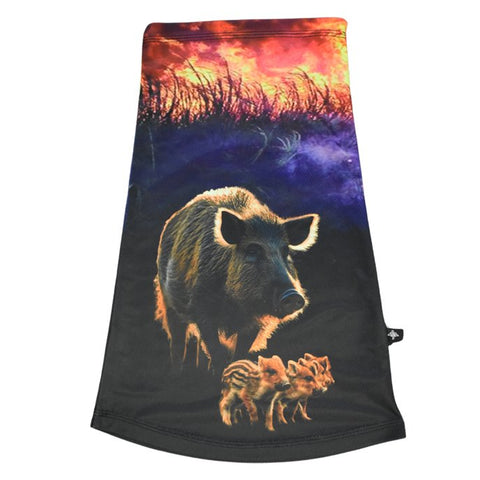 Sun Protective Outdoor Neck Scarf/ Face Mask - Cane Boar - Design Works Apparel - Create Your Vibe Outdoors sun protection