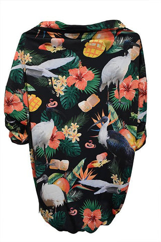 Sun Safe Dog Shirt - Bin Chicken Black - Design Works Apparel - Create Your Vibe Outdoors sun protection