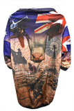 Load image into Gallery viewer, Sun Safe Dog Shirt - My Country Australia - Design Works Apparel - Create Your Vibe Outdoors sun protection