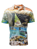 Load image into Gallery viewer, Adult Short Sleeve Camping Fishing Shirt - Maggie Island - Design Works Apparel - Create Your Vibe Outdoors sun protection