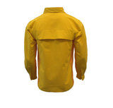 Load image into Gallery viewer, Adult Cotton Ringers Work Shirts - Bush Yellow - Design Works Apparel - Create Your Vibe Outdoors sun protection