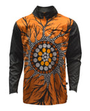 Load image into Gallery viewer, Adult Indigenous Design Long Sleeve - Windorah - Design Works Apparel - Create Your Vibe Outdoors sun protection