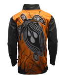 Load image into Gallery viewer, Adult Indigenous Design Long Sleeve - Windorah - Design Works Apparel - Create Your Vibe Outdoors sun protection