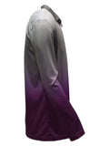 Load image into Gallery viewer, Adult Long Sleeve Button Up Sport Fishing Shirt - Plain Purple - Design Works Apparel - Create Your Vibe Outdoors sun protection