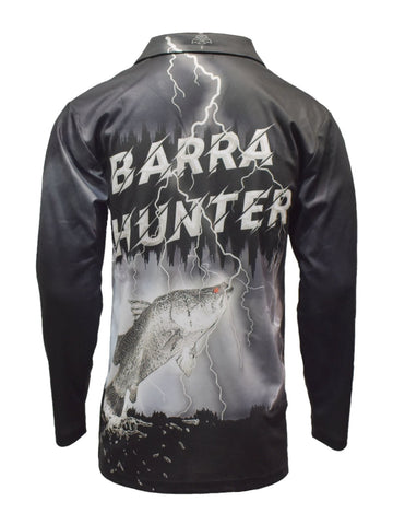 Adult Long Sleeve Fishing Shirt - Barra Hunter - Design Works Apparel - Create Your Vibe Outdoors sun protection