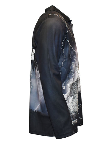 Adult Long Sleeve Fishing Shirt - Barra Hunter Plus Size - Design Works Apparel - Create Your Vibe Outdoors sun protection
