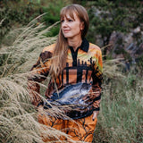 Load image into Gallery viewer, Adult Long Sleeve Fishing Shirt - Fishing Jetty - Design Works Apparel - Create Your Vibe Outdoors sun protection