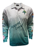 Load image into Gallery viewer, Adult Long Sleeve Fishing Shirt - Support Local Townsville - Design Works Apparel - Create Your Vibe Outdoors sun protection