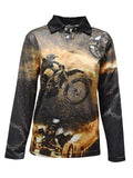 Load image into Gallery viewer, Adult Long Sleeve Fishing Shirts - Dirt Bikes - Design Works Apparel - Create Your Vibe Outdoors sun protection