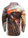 Load image into Gallery viewer, Adult Long Sleeve Fishing Shirts - Horse - Design Works Apparel - Create Your Vibe Outdoors sun protection