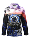 Load image into Gallery viewer, Adult Long Sleeve Fishing Shirts - Mackerel Sky - Design Works Apparel - Create Your Vibe Outdoors sun protection