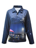 Load image into Gallery viewer, Adult Long Sleeve Fishing Shirts - Night Jetty - Design Works Apparel - Create Your Vibe Outdoors sun protection