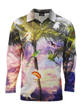 Load image into Gallery viewer, Adult Long Sleeve Fishing Shirts - Parrots - Design Works Apparel - Create Your Vibe Outdoors sun protection