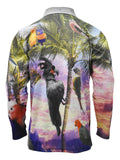 Load image into Gallery viewer, Adult Long Sleeve Fishing Shirts - Parrots - Design Works Apparel - Create Your Vibe Outdoors sun protection