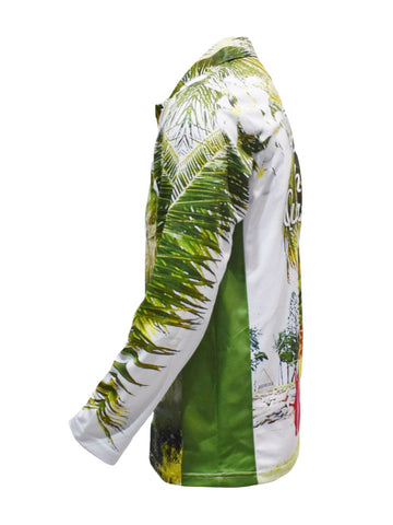 Adult Long Sleeve Fishing Shirts - Tropics - Design Works Apparel - Create Your Vibe Outdoors sun protection