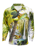 Load image into Gallery viewer, Adult Long Sleeve Fishing Shirts - Tropics - Design Works Apparel - Create Your Vibe Outdoors sun protection