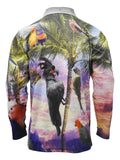 Load image into Gallery viewer, Adult Long Sleeve - Parrots Plus Size - Design Works Apparel - Create Your Vibe Outdoors sun protection