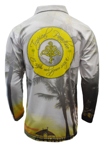 Adult Long Sleeve - Pineapple Paradise - Design Works Apparel - Create Your Vibe Outdoors sun protection