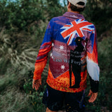 Load image into Gallery viewer, Adult Long Sleeve Sun Protective Shirts - Remembrance Anzac - Design Works Apparel - Create Your Vibe Outdoors sun protection