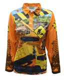 Load image into Gallery viewer, Adult Long Sleeve Sun Shirt - Construction - Design Works Apparel - Create Your Vibe Outdoors sun protection