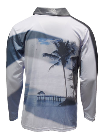 Adult Long Sleeve UV Protective Shirts - Orca - Design Works Apparel - Create Your Vibe Outdoors sun protection
