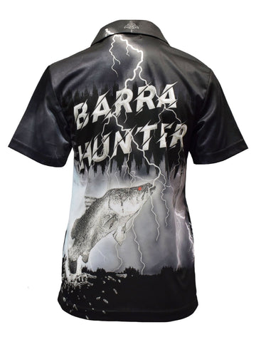 Adult Short Sleeve Fishing Shirt - Barra Hunter - Design Works Apparel - Create Your Vibe Outdoors sun protection