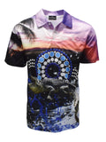 Load image into Gallery viewer, Adult Short Sleeve Fishing Shirt - Mackerel Sky - Design Works Apparel - Create Your Vibe Outdoors sun protection
