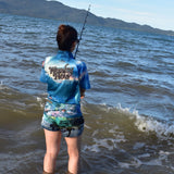 Load image into Gallery viewer, Adult Short Sleeve Fishing Shirt - Wonky Hole - Design Works Apparel - Create Your Vibe Outdoors sun protection