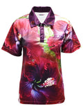 Load image into Gallery viewer, Adult Short Sleeve Gardening Fishing Shirt - Hibiscus - Design Works Apparel - Create Your Vibe Outdoors sun protection
