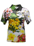 Load image into Gallery viewer, Adult Short Sleeve Gardening Tropical Shirt - Frangipani - Design Works Apparel - Create Your Vibe Outdoors sun protection