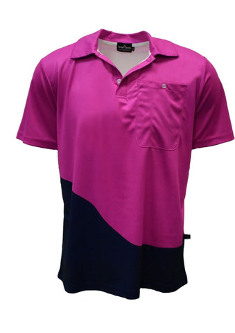 Adult Short Sleeve High Vis Shirt Pink - Design Works Apparel - Create Your Vibe Outdoors sun protection