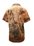 Load image into Gallery viewer, Adult Short Sleeve Outback Fishing Shirt with Zip Pocket - My Country Sunrise - Design Works Apparel