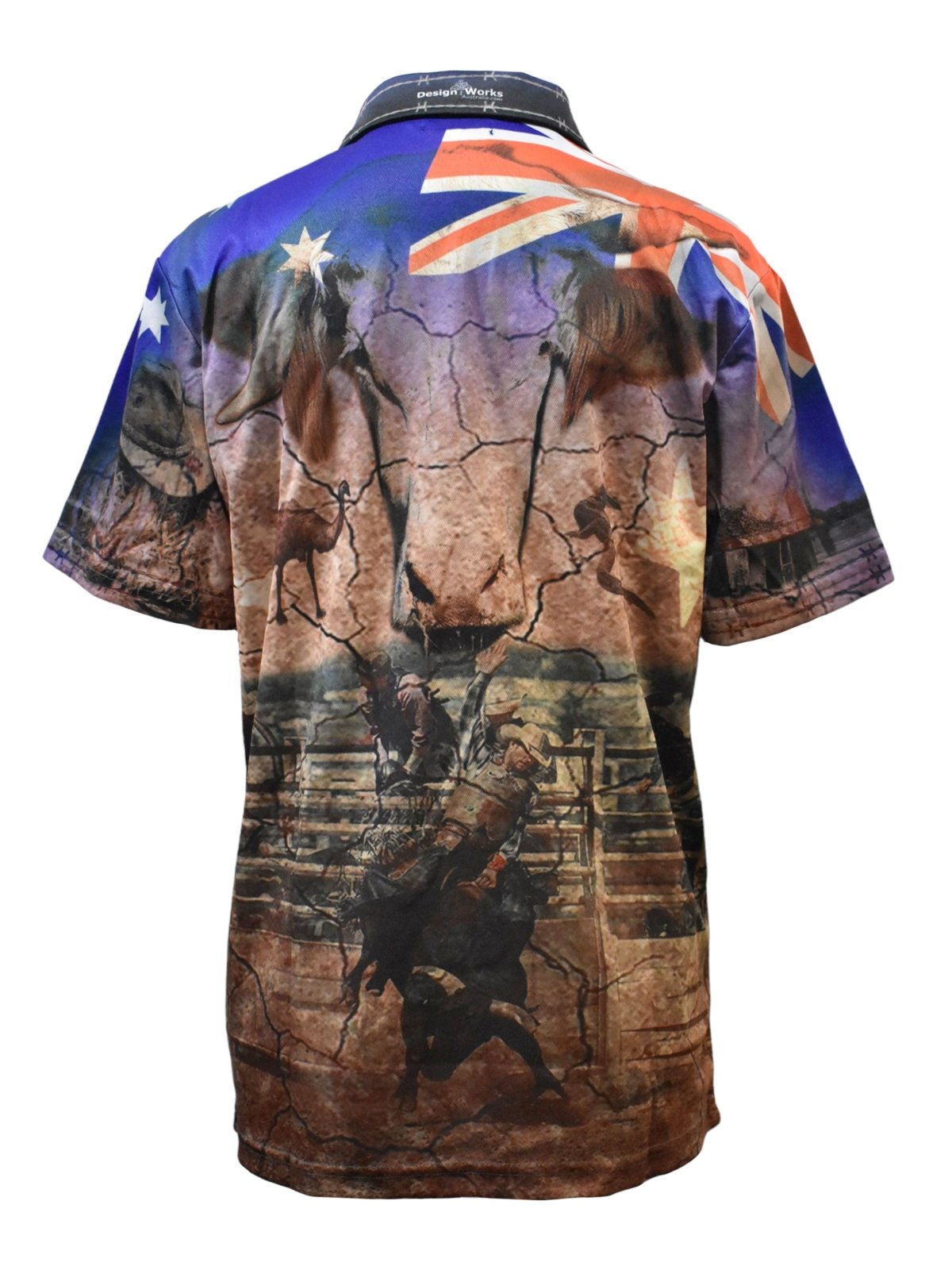 Adult Short Sleeve Outback Fishing Shirts Australia with Zip Pocket - My  Country Australia