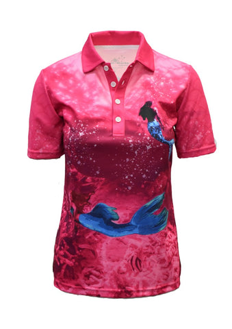 Adult Short Sleeve Sun Safe Shirts - Mermaids - Design Works Apparel - Create Your Vibe Outdoors sun protection