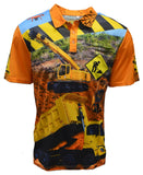 Load image into Gallery viewer, Adult Short Sleeve Sun Shirt - Construction - Design Works Apparel - Create Your Vibe Outdoors sun protection