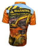 Load image into Gallery viewer, Adult Short Sleeve Sun Shirt - Construction - Design Works Apparel - Create Your Vibe Outdoors sun protection