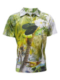 Load image into Gallery viewer, Adult Short Sleeve UV Protective Shirts - Tropics - Design Works Apparel - Create Your Vibe Outdoors sun protection