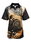 Load image into Gallery viewer, Adult Short Sleeve with Mesh Motocross Shirts - Dirt Bikes - Design Works Apparel - Create Your Vibe Outdoors sun protection