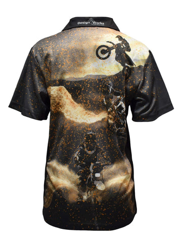 Adult Short Sleeve with Mesh Motocross Shirts - Dirt Bikes - Design Works Apparel - Create Your Vibe Outdoors sun protection