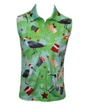 Load image into Gallery viewer, Adult Sleeveless Full Button - Bin Chicken Ugly Christmas - Design Works Apparel - Create Your Vibe Outdoors sun protection