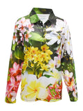 Load image into Gallery viewer, Adult Sun Long Sleeve Tropical Shirts - Frangipani - Design Works Apparel - Create Your Vibe Outdoors sun protection