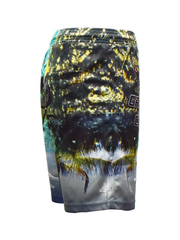 Adult Sun Safe Fishing Shorts - Grab Ya Crab - Design Works Apparel - Create Your Vibe Outdoors sun protection