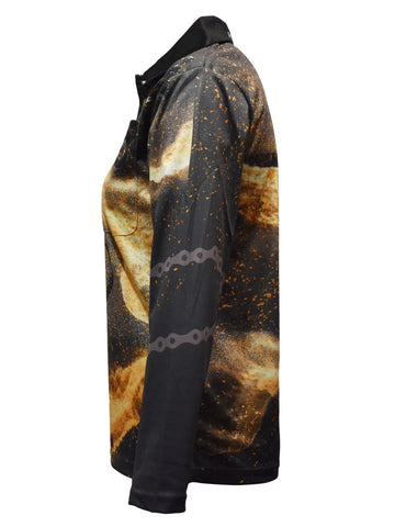 Adult Sun Shirt Long Sleeve - Dirt Bikes Plus Size - Design Works Apparel - Create Your Vibe Outdoors sun protection