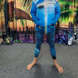 Load image into Gallery viewer, Adult UV Protective Fishing Leggings Tights Skins - Reef Camo - Design Works Apparel